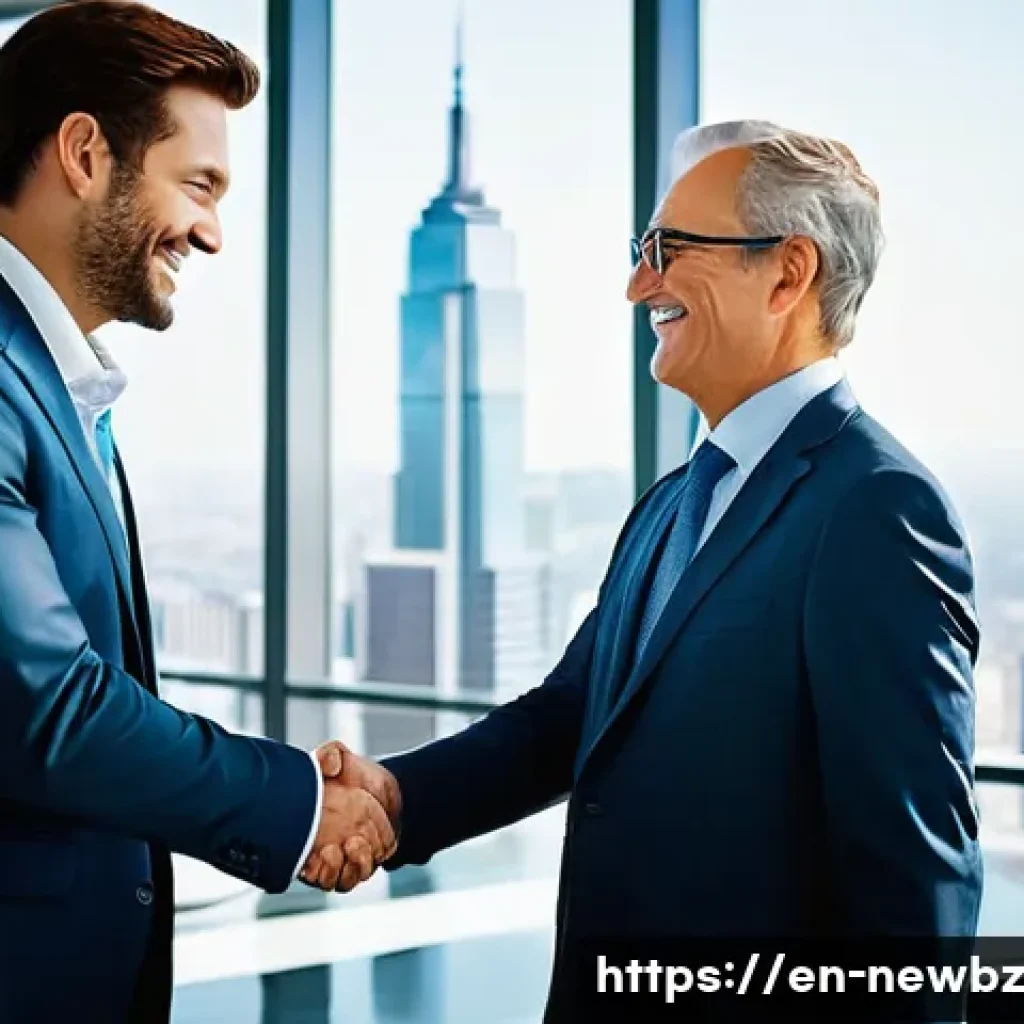 스타트업 심사에서의 네트워킹의 중요성 - **Prompt 1: The Warm Handshake of Opportunity**
"A professional founder, appearing confident and...